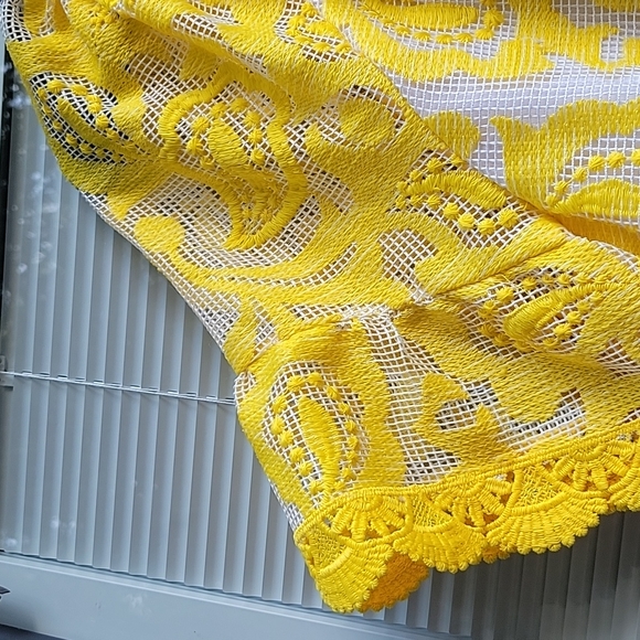 CHARTER CLUB YELLOW BLOUSE NWOT - Picture 4 of 11